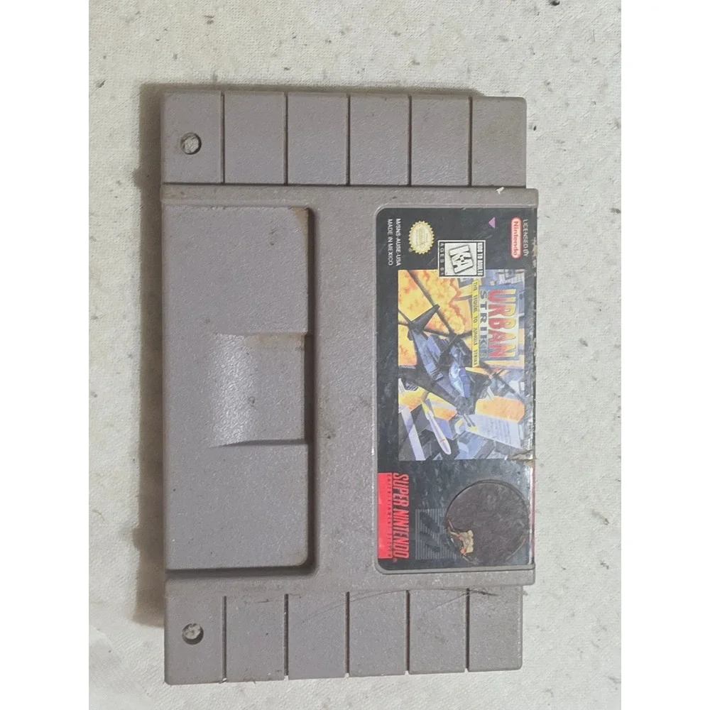 Urban Strike Super Nintendo SNES Video Game Cartridge Authentic Retro 1994